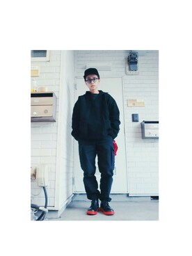 「Paul Smith（ポールスミス）のアイテム（その他アウター）」を使った、まさおさん（メンズ・167cm）の冬コーディネート