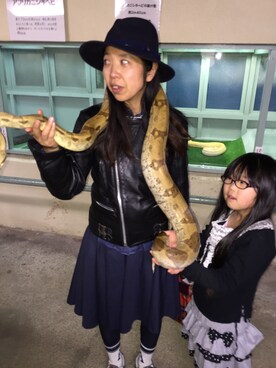 「ROSE BUD（ローズバッド）のアイテム（ハット、ブルー系）」を使った、きみたんさん（レディース・162cm）の夏コーディネート