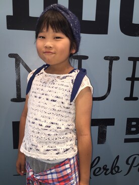 「FOREVER 21（フォーエバー トゥエンティーワン）のアイテム（タンクトップ、ホワイト系）」を使った、きみたんさん（レディース・162cm）の夏コーディネート
