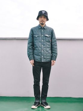 「COVERNAT」｜「アイテム（ジャケット/アウター）」を使った、Kenさん（メンズ・176cm）の秋コーディネート