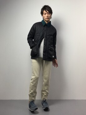 「SILAS（サイラス）のアイテム（ブルゾン）」を使った、中嶋時男さん（メンズ・182cm）の冬コーディネート