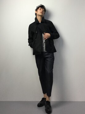 中嶋時男さん(メンズ・183cm)の冬コーディネート