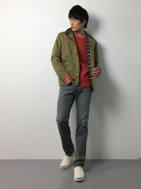 中嶋時男さん（メンズ・183cm）の冬コーディネート