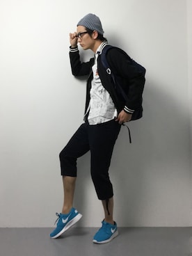 中嶋時男さん（メンズ・183cm）の冬コーディネート