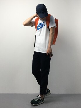 「SHIPS JET BLUE（シップスジェットブルー）のアイテム（キャップ）」を使った、中嶋時男さん（メンズ・183cm）の冬コーディネート