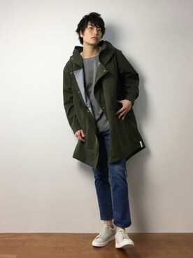 Alexanderleechang アレキサンダーリーチャン のモッズコートを使ったメンズ人気ファッションコーディネート ユーザー ショップスタッフ Wear
