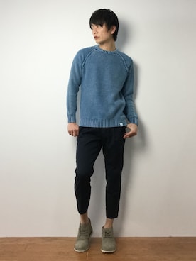 中嶋時男さん（メンズ・183cm）の冬コーディネート