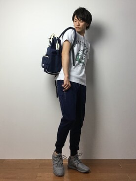 中嶋時男さん（メンズ・183cm）の冬コーディネート