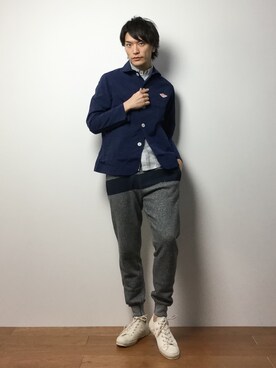 中嶋時男さん（メンズ・183cm）の冬コーディネート