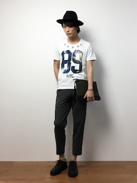 中嶋時男さん（メンズ・183cm）の冬コーディネート