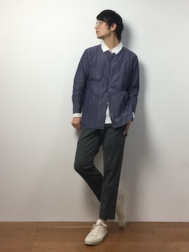 中嶋時男さん（メンズ・183cm）の冬コーディネート