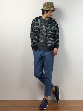 中嶋時男さん（メンズ・183cm）の春コーディネート