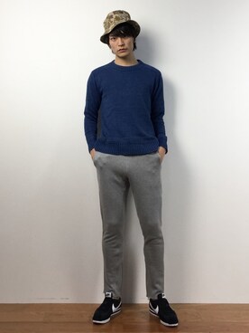 中嶋時男さん（メンズ・183cm）の春コーディネート