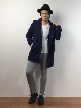 「rehacer（レアセル）のアイテム（ジャケット/アウター）」を使った、中嶋時男さん（メンズ・183cm）の春コーディネート