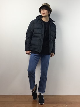 「NIXON（ニクソン）のアイテム（ジャケット/アウター）」を使った、中嶋時男さん（メンズ・183cm）の春コーディネート