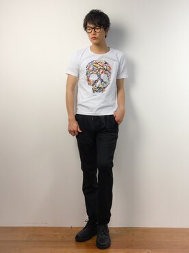 中嶋時男さん（メンズ・183cm）の春コーディネート