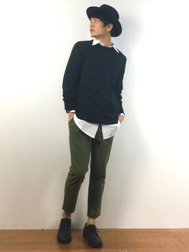 中嶋時男さん（メンズ・183cm）の春コーディネート