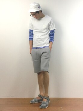 中嶋時男さん（メンズ・183cm）の春コーディネート