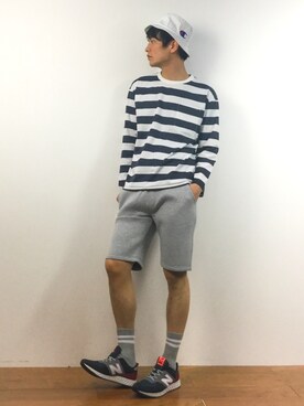 中嶋時男さん（メンズ・183cm）の春コーディネート