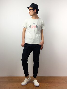 中嶋時男さん（メンズ・183cm）の春コーディネート