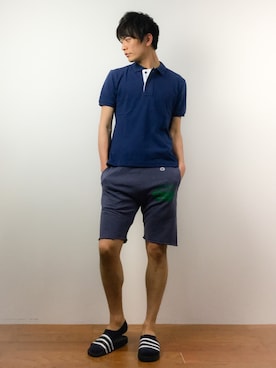 中嶋時男さん（メンズ・183cm）の春コーディネート