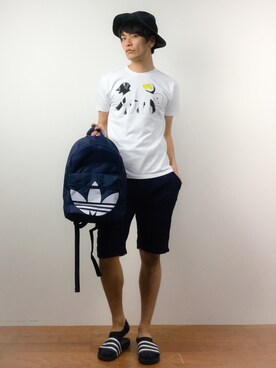 中嶋時男さん（メンズ・183cm）の春コーディネート