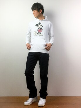 中嶋時男さん(メンズ・183cm)の春コーディネート