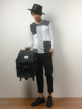 中嶋時男さん（メンズ・183cm）の春コーディネート