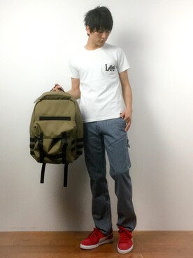 中嶋時男さん(メンズ・183cm)の春コーディネート