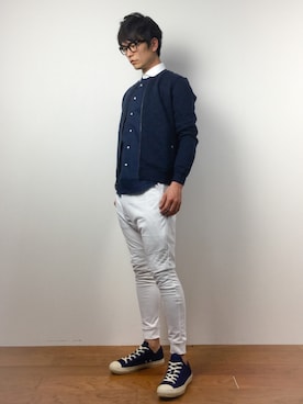 中嶋時男さん（メンズ・183cm）の春コーディネート