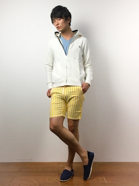 中嶋時男さん(メンズ・183cm)の春コーディネート