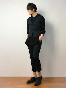 中嶋時男さん（メンズ・183cm）の春コーディネート