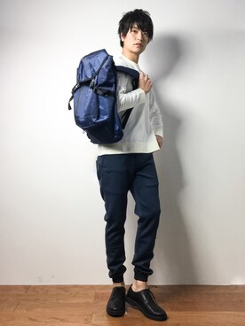 「Publish Brand（ パブリッシュブランド）のアイテム」を使った、中嶋時男さん（メンズ・183cm）の春コーディネート