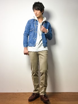 中嶋時男さん（メンズ・183cm）の春コーディネート