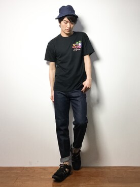 中嶋時男さん(メンズ・183cm)の春コーディネート
