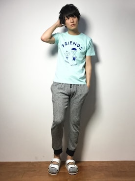 中嶋時男さん（メンズ・183cm）の春コーディネート