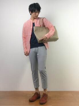 中嶋時男さん（メンズ・183cm）の春コーディネート