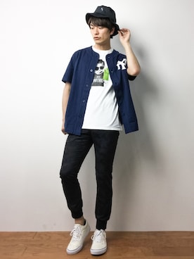 中嶋時男さん（メンズ・183cm）の春コーディネート