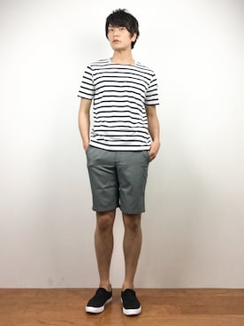 中嶋時男さん（メンズ・183cm）の春コーディネート