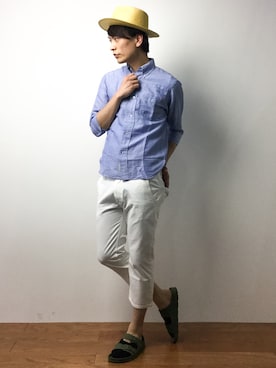 中嶋時男さん（メンズ・183cm）の春コーディネート