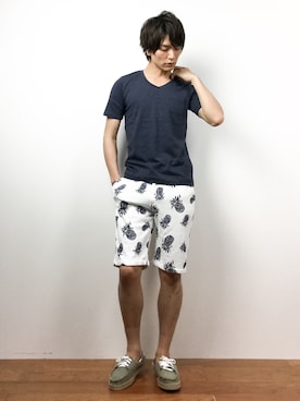 中嶋時男さん（メンズ・183cm）の春コーディネート