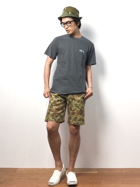 中嶋時男さん（メンズ・183cm）の春コーディネート