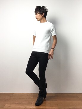 中嶋時男さん（メンズ・183cm）の春コーディネート