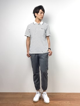 中嶋時男さん(メンズ・183cm)の春コーディネート