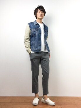 中嶋時男さん（メンズ・183cm）の夏コーディネート