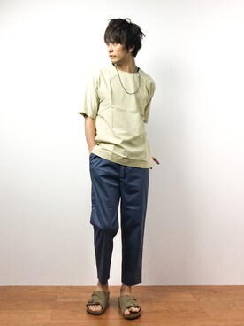 中嶋時男さん（メンズ・183cm）の夏コーディネート