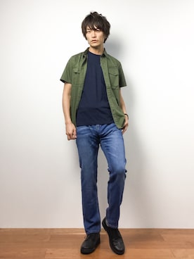 中嶋時男さん（メンズ・183cm）の夏コーディネート