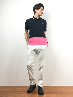 中嶋時男さん（メンズ・183cm）の夏コーディネート