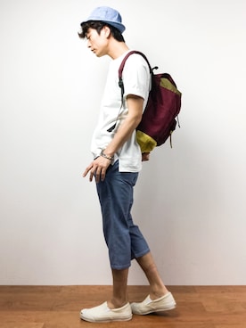 中嶋時男さん（メンズ・183cm）の夏コーディネート