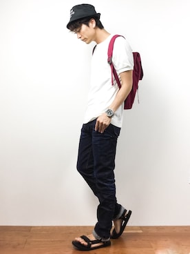 中嶋時男さん（メンズ・183cm）の夏コーディネート